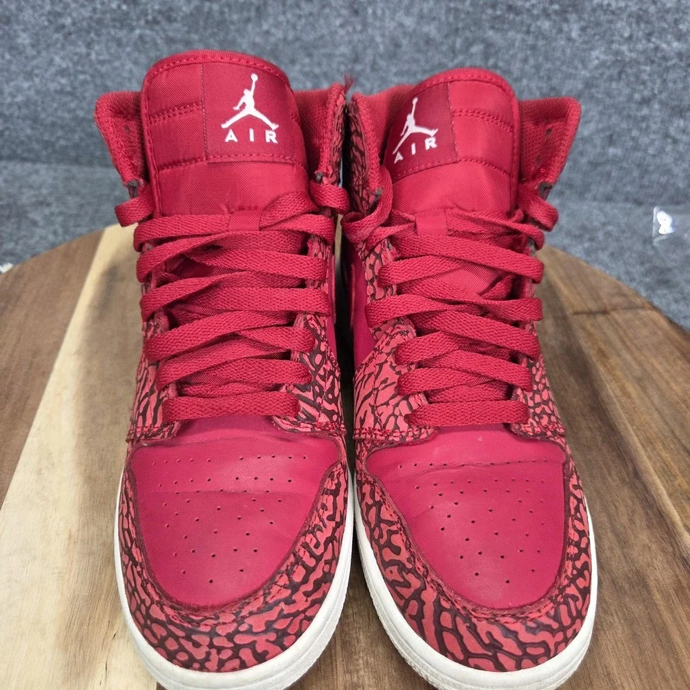 Nike Air Jordan 1 Retro High Premium Shoes Youth Size 5Y Red Elephant 838850-600